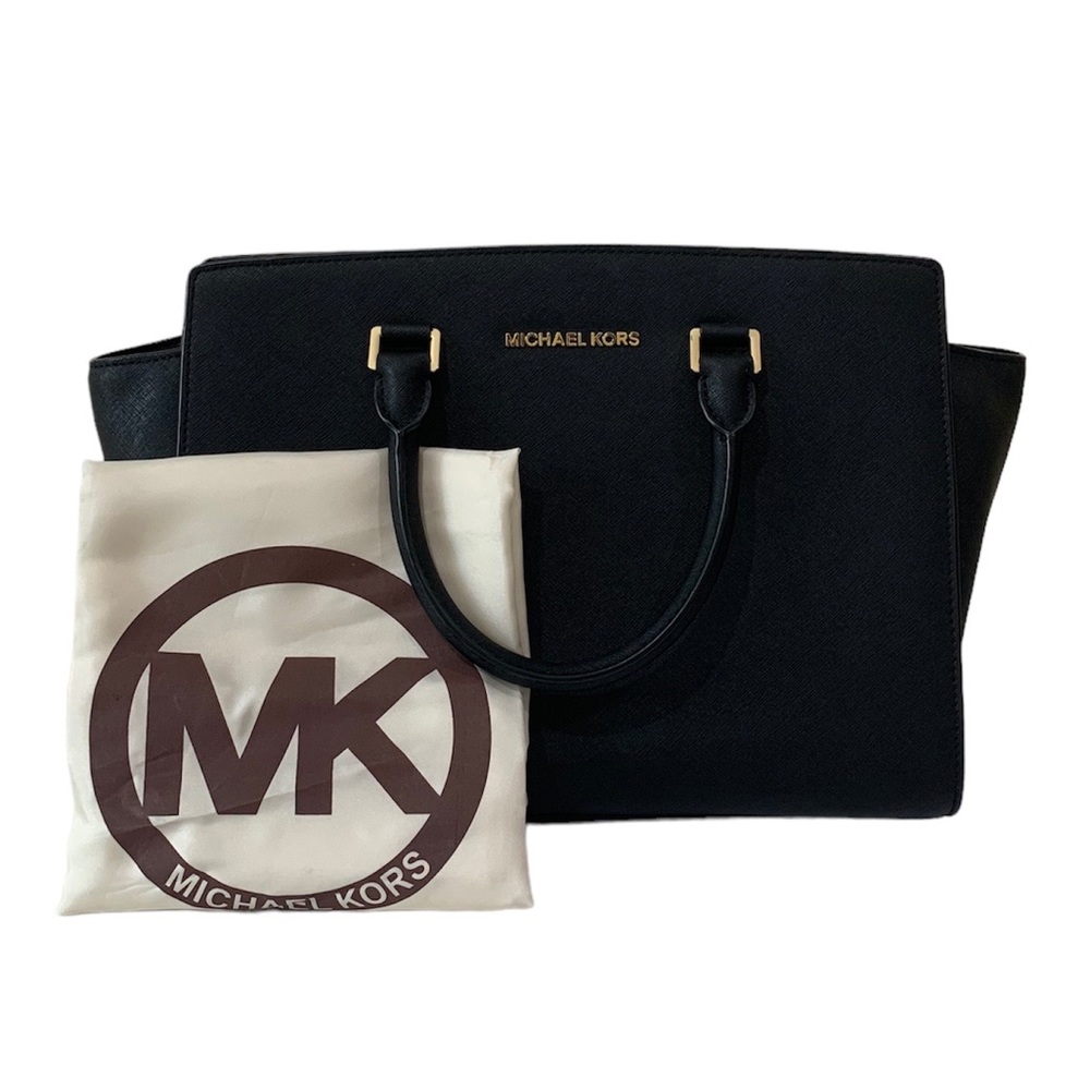 Michael Kors Large Black Selma Bag